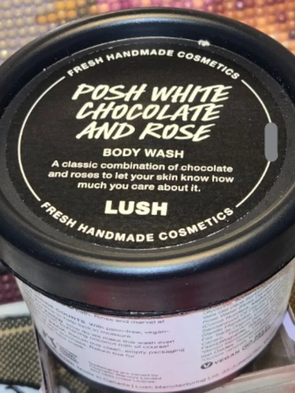 Posh White Chocolate & Rose body wash